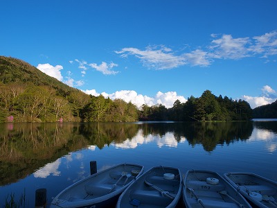 湯ノ湖のブルー